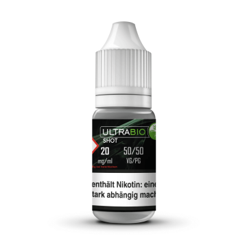 Ultrabio 20mg/ml 50/50 Nikotinshot 
