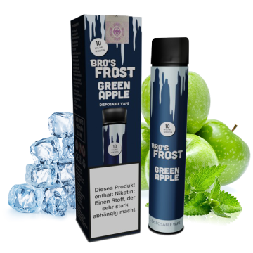 The Bro's Frost Einweg E-Zigarette Green Apple 