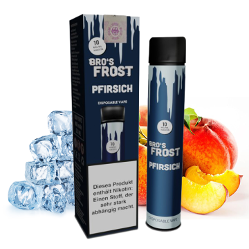 The Bro's Frost Einweg E-Zigarette Pfirsich 