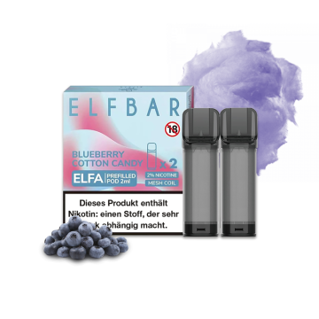 Elf Bar ELFA Prefilled Pods Blueberry Cotton Candy 