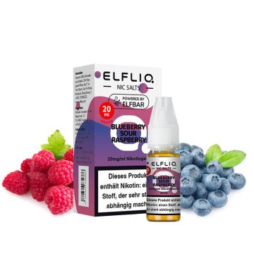 ELFLIQ Blueberry Sour Raspberry Nikotinsalz 