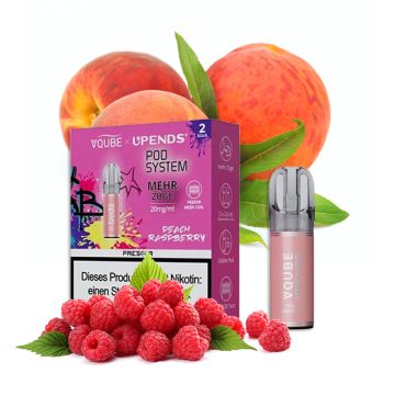 Vqube Upends Pod Peach Raspberry 