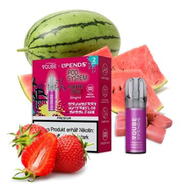 Vqube Upends Pod Strawberry Watermelon Bubblegum 