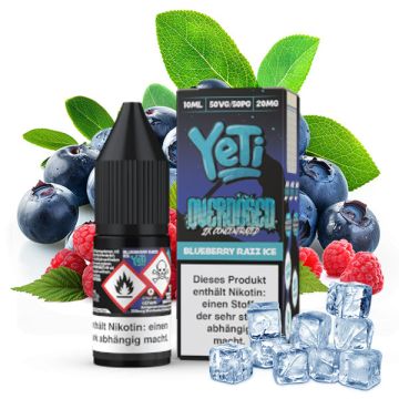 Yeti Blueberry Razz Ice Overdosed Nikotinsalz 