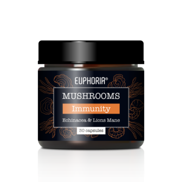Euphoria Mushrooms Immunity Blend Echinacea & Lions Mane 