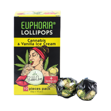 Euphoria Cannabis Lutscher Vanille 