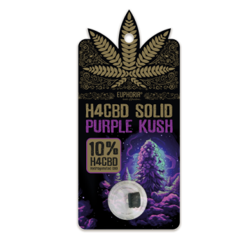 Euphoria 10% H4CBD Solid Purple Kush 