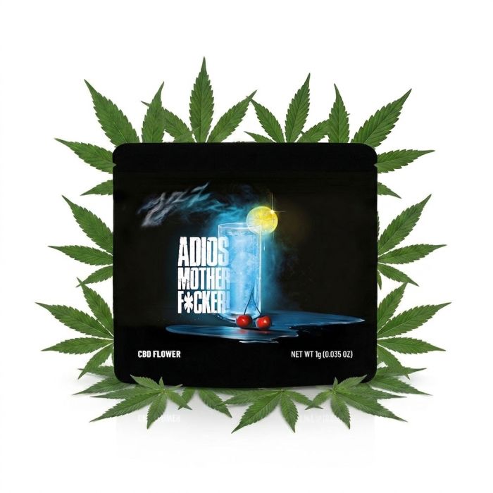 Cookies CBD Flower Adios Mother Fckr 1g CBD Blüten mit fruchtigem Terpenprofil