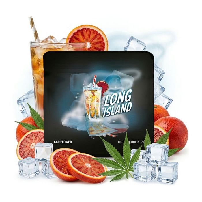 Cookies CBD Flower Long Island 1g - dichte, terpenreiche Indica-Blüten aus EU-Nutzhanf