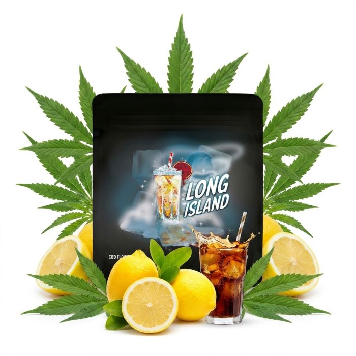 Cookies CBD Flower Long Island 3.5g Gläschen mit hochwertigen CBD-Blüten