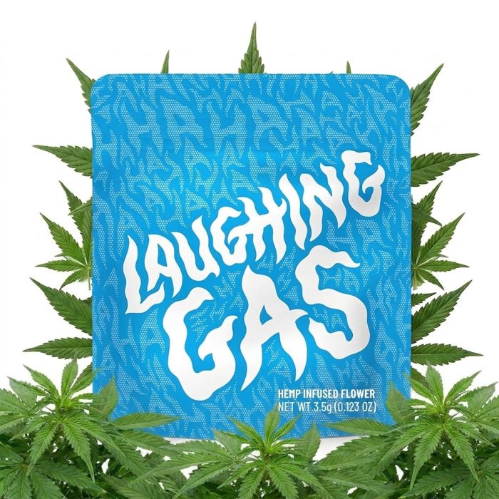 Inflorescenze infuse Cookies Laughing Gas con profilo aromatico terroso
