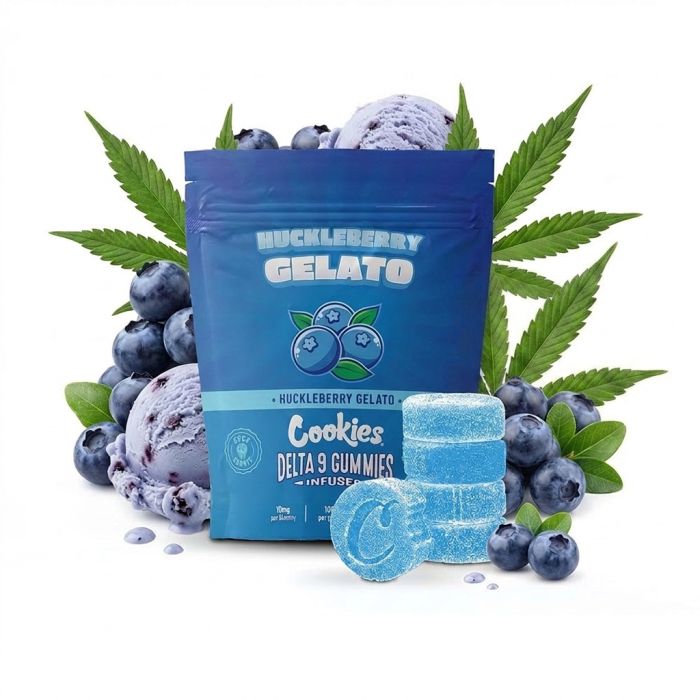 Cookies THC Gummies Huckleberry Gelato Packung