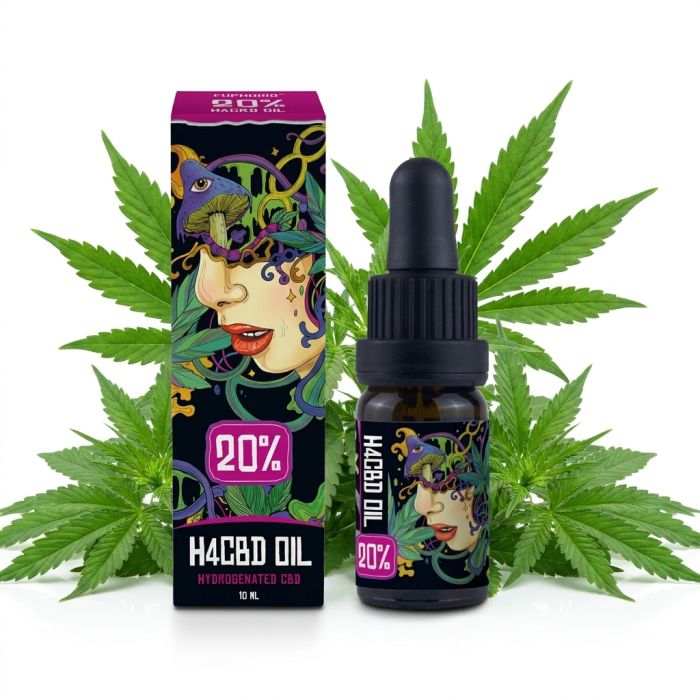 Euphoria H4CBD 20% Öl in 10 ml Glasflasche mit Tropfspender