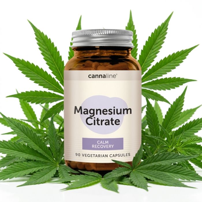 Cannaline Magnesium Citrate Calm Recovery Kapseln Dose mit 90 Kapseln