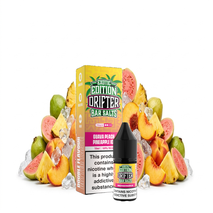 Drifter Bar Salts Guava Peach Pineapple Ice