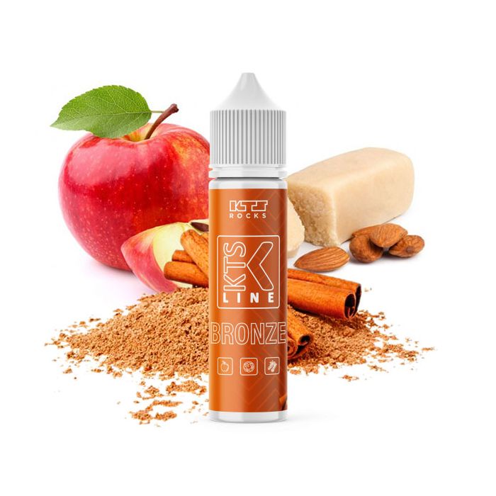 KTS Bronze Aroma Longfill Flasche mit Waldbeer- und Grüntee-Design