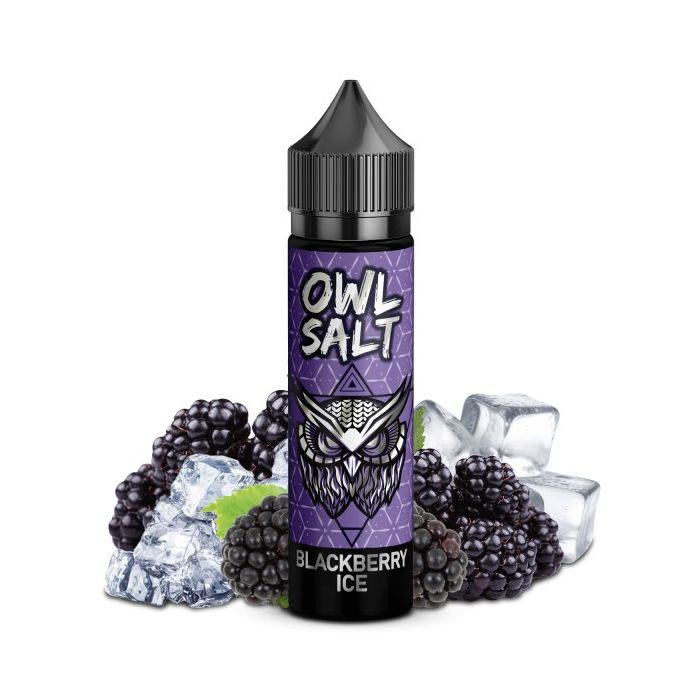 OWL Salt Blackberry Ice Aroma Longfill-Flasche mit Brombeer-Geschmack