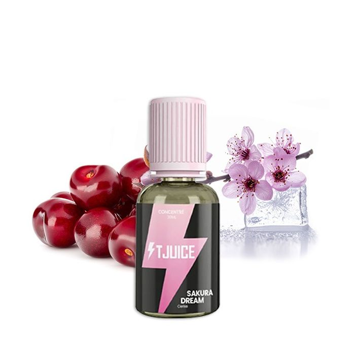 T-Juice Sakura Dream 30ml Aroma Flasche für E-Liquids mit floralem Sakura Aroma