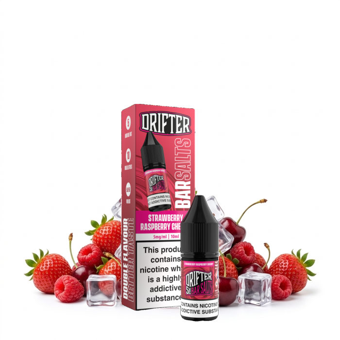 Drifter Bar Salts Strawberry Raspberry Cherry