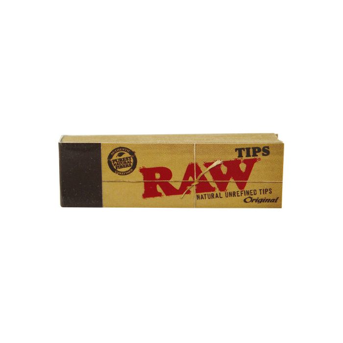 RAW Original Tips Heftchen mit 50 ungebleichten Filtertips aus natürlichen Pflanzenfasern