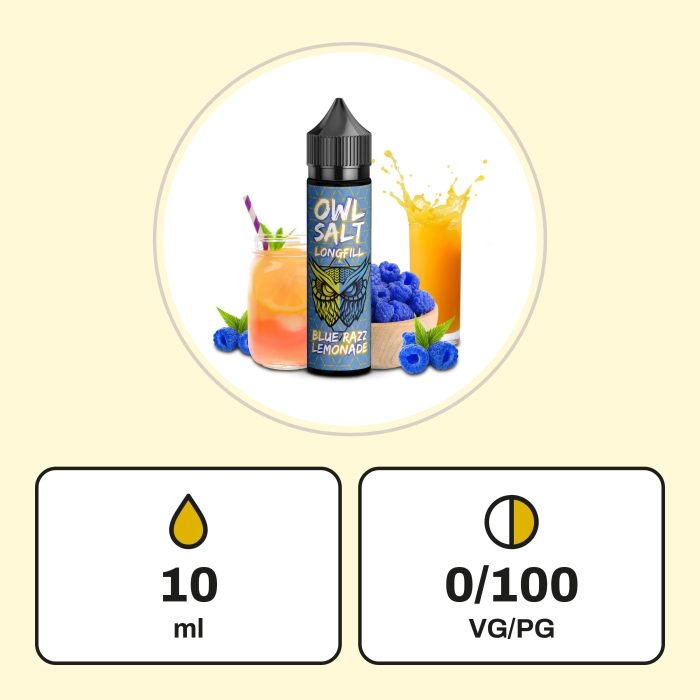 OWL Salt Blue Razz Lemonade Aroma – Eckdaten
