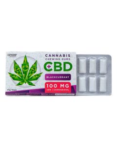 Euphoria CBD Chewing Gum Blackcurrant