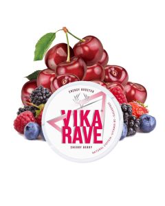 VIKA Rave Koffein Pouches Cherry Berry