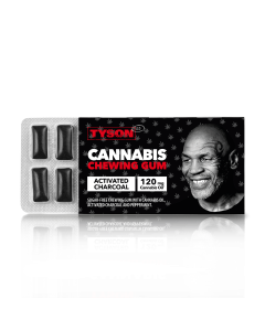 Tyson 2.0 Cannabis Chewing Gum with Activated Charcoal