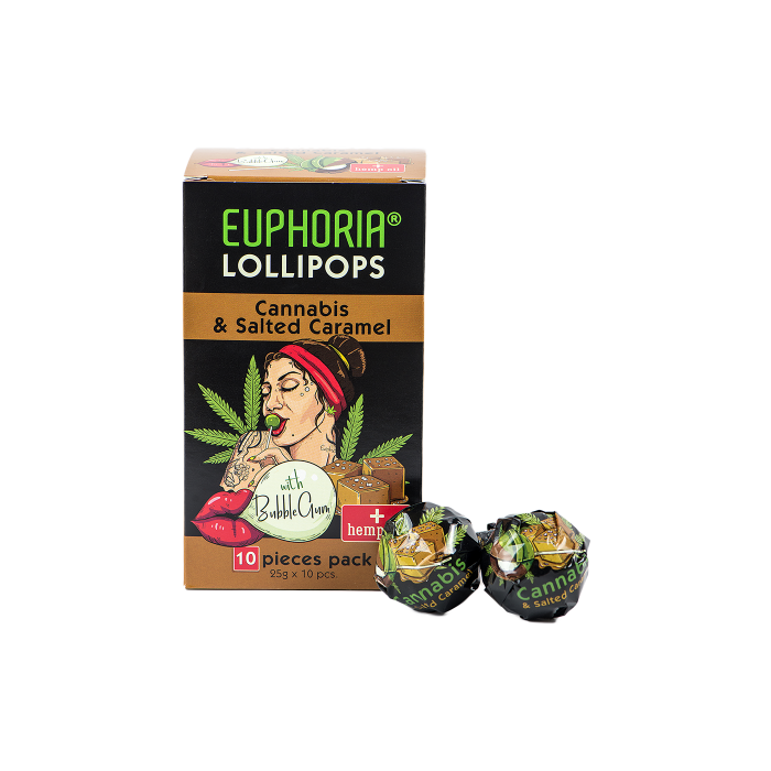 Euphoria Cannabis Lutscher Karamell 