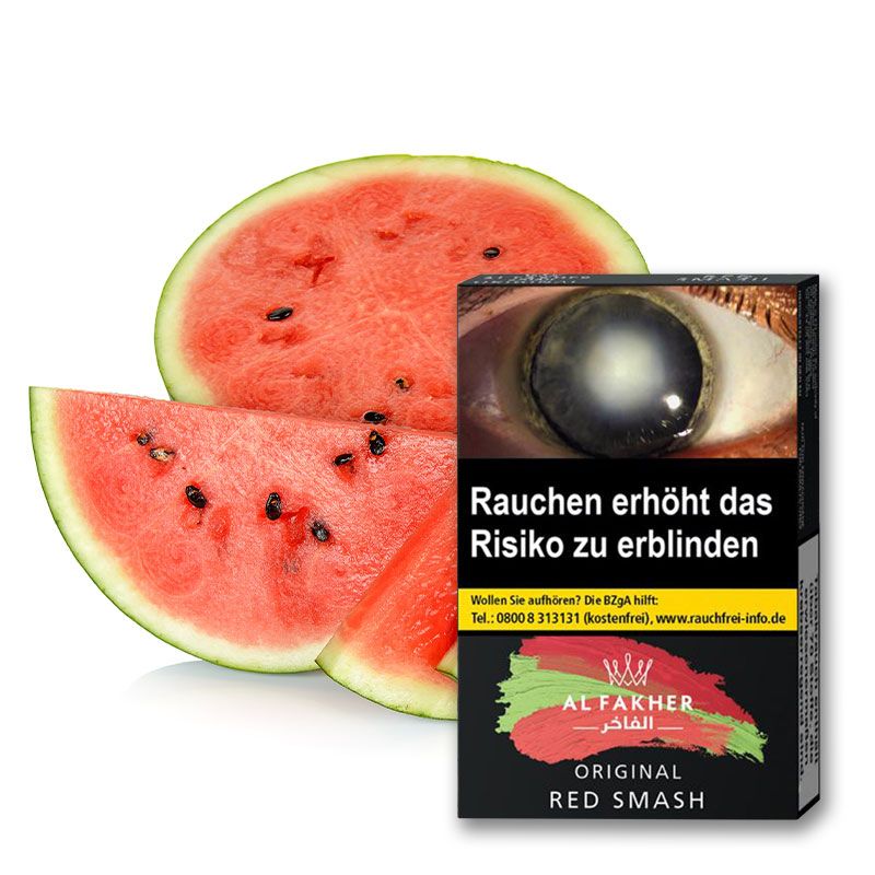 Al Fakher Red Smash Tabak E-Liquids, E-Zigaretten, Shisha, Tabak, CBD ...