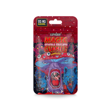 Euphoria Magic Muscimol Gummies Werewolf 