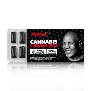 Tyson 2.0 Cannabis Chewing Gum with Activated Charcoal 