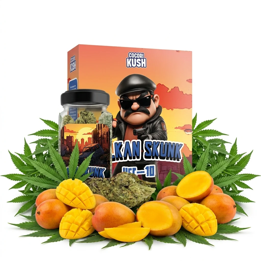 COCORI KUSH HEC-10 Blüten Balkan Skunk