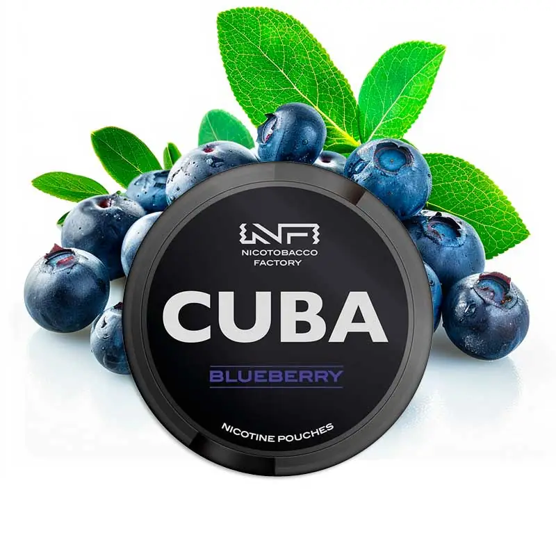 CUBA Nicotine Pouches Blueberry Strong