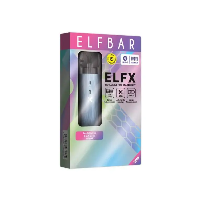 Elfbar ELFX Refillable Pod Kit – Dark-Sea