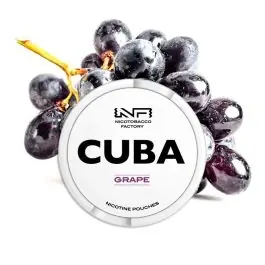 CUBA Nicotine Pouches Grape Medium tabakfreie Nikotinbeutel mit Traubengeschmack in der Dose