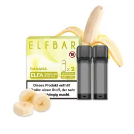 Elf Bar ELFA Prefilled Pods Bananengeschmack Packung