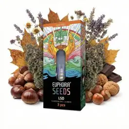 Euphoria LSD feminisierte Cannabissamen Produktverpackung