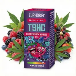 Euphoria T9HC Pod OG Forbidden Berries mit dunklem Beerengeschmack für Akkuträger