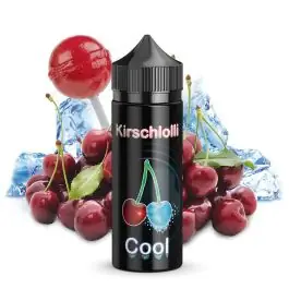Kirschlolli Cool Aroma Flasche für E-Zigaretten mit süßem Kirsch- und Frischegeschmack
