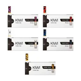 KIWI Cotton Filter Tips 20er Packung Softfilter aus weißer Baumwolle für den KIWI Pen