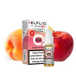 ELFLIQ Apple Peach Nikotinsalz Flasche mit Apfel und Pfirsich Geschmack
