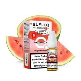 ELFLIQ Watermelon Nikotinsalz Flasche mit fruchtigem Wassermelonen-Geschmack für E-Zigaretten