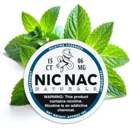 NIC NAC Nicotine Drops Peppermint Spender mit Pfefferminzgeschmack