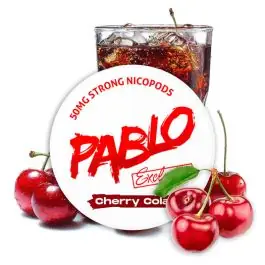 Pablo Exclusive Cherry Cola Nicotine Pouches Dose im Slim-Format mit Kirsch-Cola Geschmack