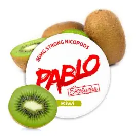 Pablo Nicotine Pouches Exclusive Kiwi Dose mit Fruchtdesign