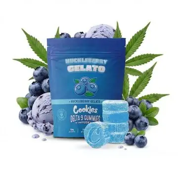 Cookies THC Gummies Huckleberry Gelato Packung