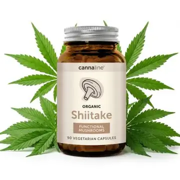 Cannaline Shiitake Functional Mushrooms Nahrungsergänzung Kapseln