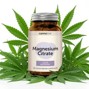 Cannaline Magnesium Citrate Calm Recovery Kapseln Dose mit 90 Kapseln