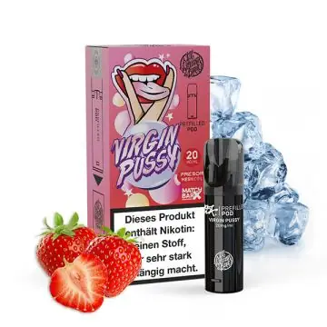 187 Strassenbande Pod Virgin Pussy Prefilled Pod für das 187 Basisgerät mit Pfirsich-Beeren-Geschmack